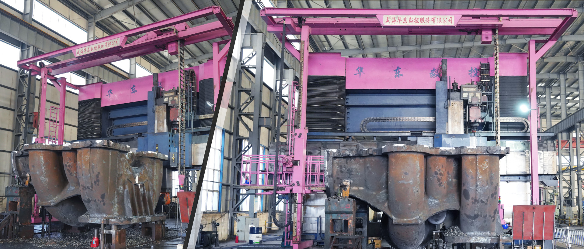 大型天桥铣加工